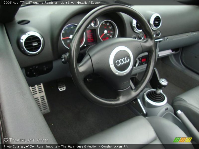 Light Silver Metallic / Ebony 2006 Audi TT 1.8T quattro Roadster