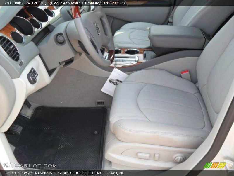 Quicksilver Metallic / Titanium/Dark Titanium 2011 Buick Enclave CXL