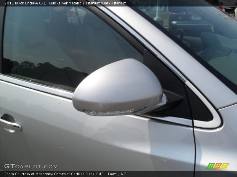 Quicksilver Metallic / Titanium/Dark Titanium 2011 Buick Enclave CXL