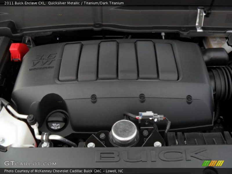 Quicksilver Metallic / Titanium/Dark Titanium 2011 Buick Enclave CXL