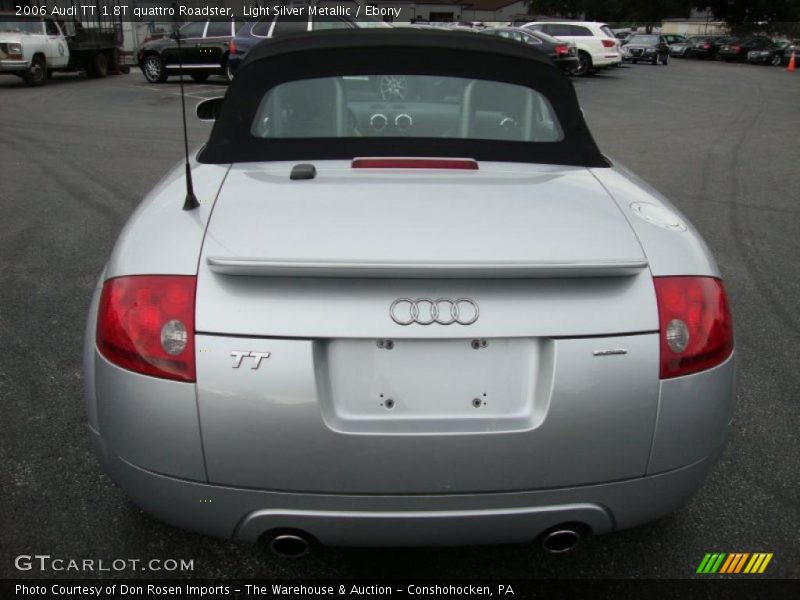 Light Silver Metallic / Ebony 2006 Audi TT 1.8T quattro Roadster