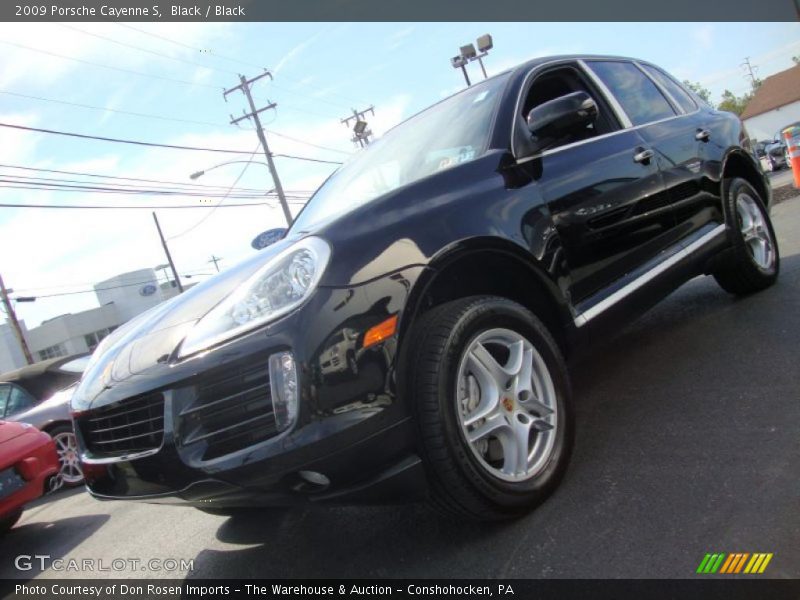 Black / Black 2009 Porsche Cayenne S