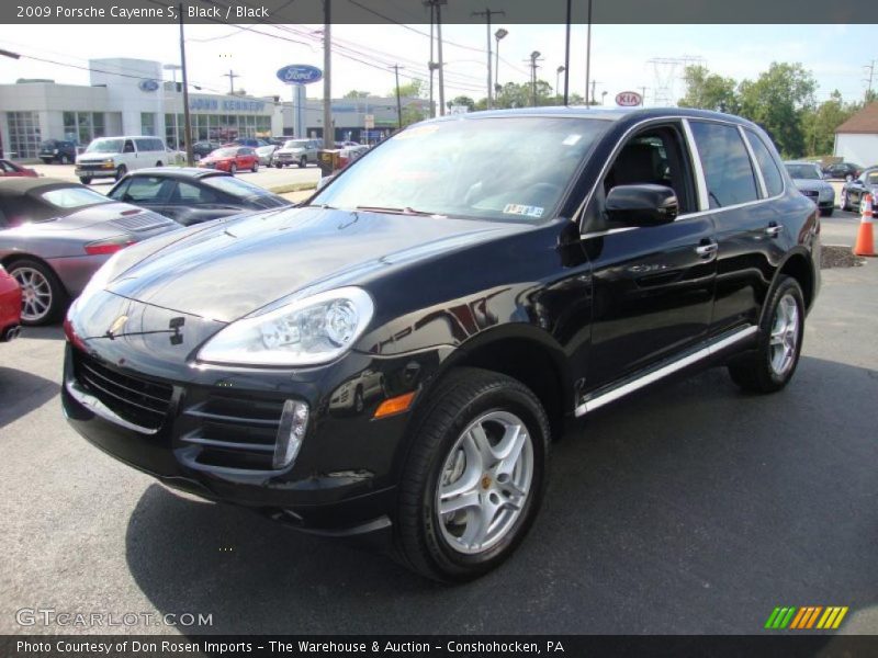 Black / Black 2009 Porsche Cayenne S