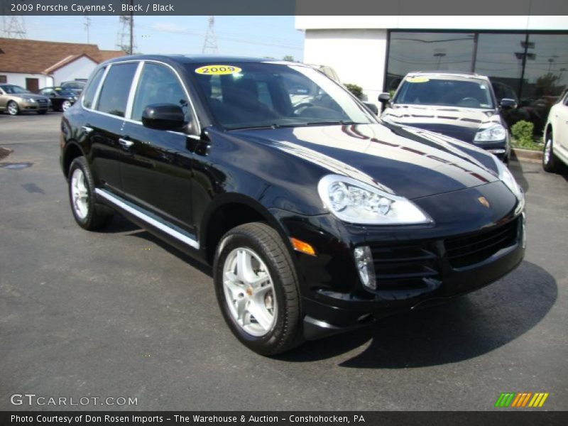 Black / Black 2009 Porsche Cayenne S