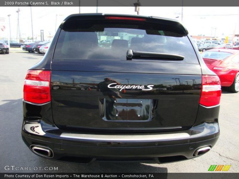 Black / Black 2009 Porsche Cayenne S