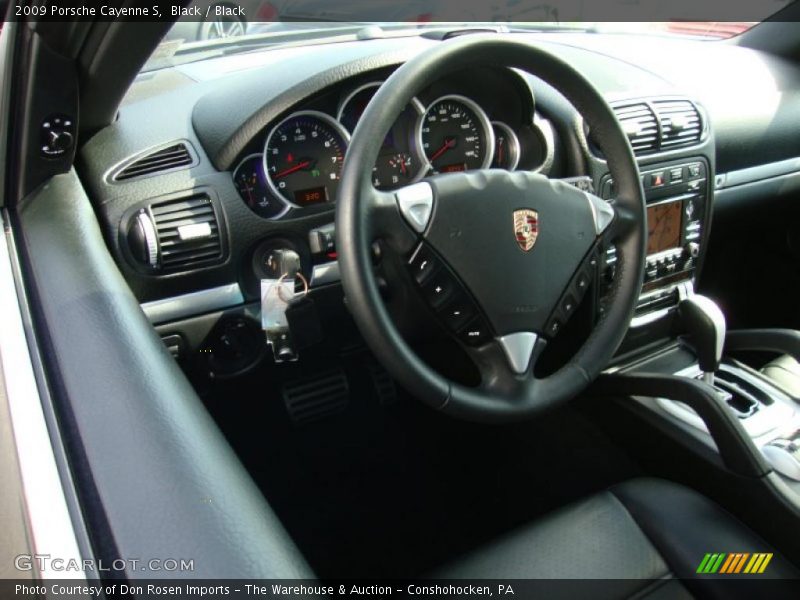 Black / Black 2009 Porsche Cayenne S