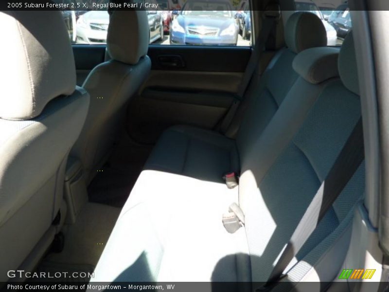 Regal Blue Pearl / Gray 2005 Subaru Forester 2.5 X