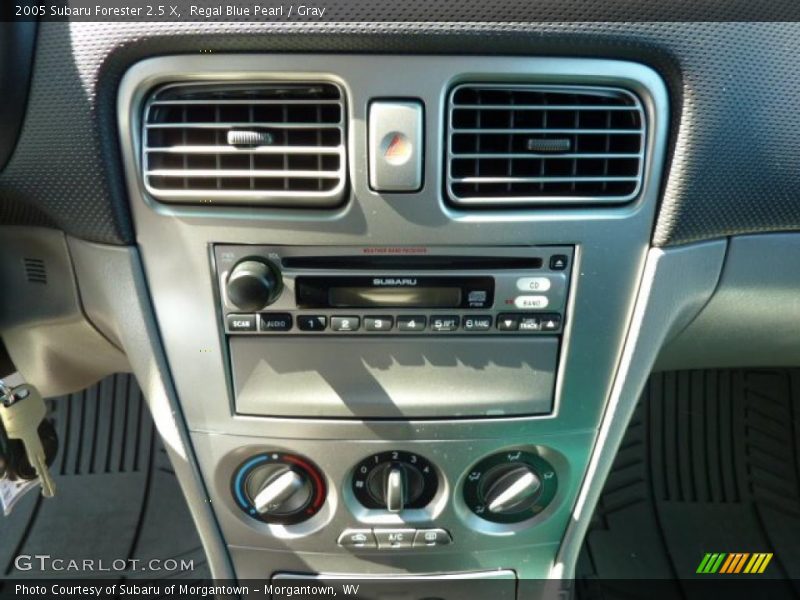 Regal Blue Pearl / Gray 2005 Subaru Forester 2.5 X