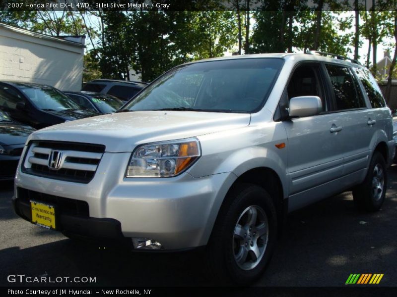 Billet Silver Metallic / Gray 2007 Honda Pilot EX-L 4WD