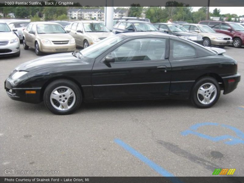 Black / Graphite 2003 Pontiac Sunfire