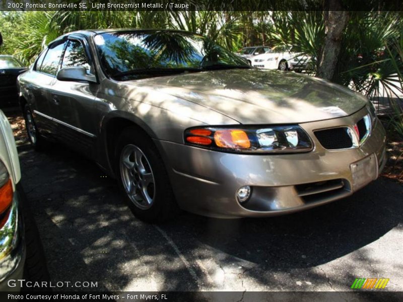 Light Bronzemist Metallic / Taupe 2002 Pontiac Bonneville SE