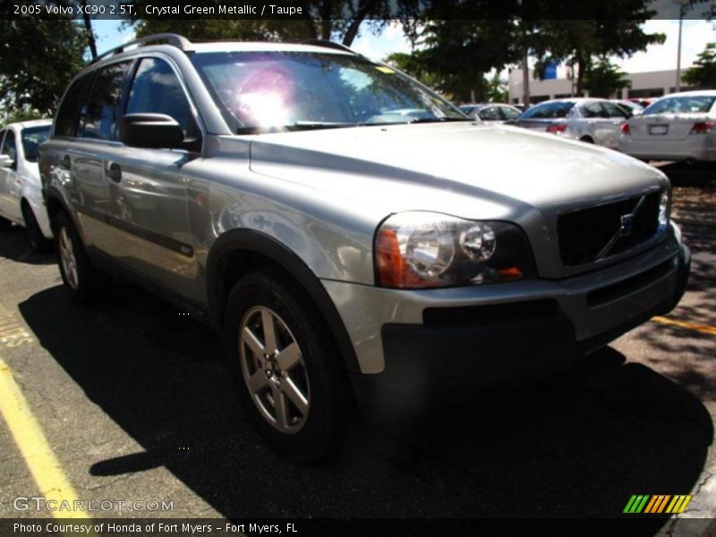 Crystal Green Metallic / Taupe 2005 Volvo XC90 2.5T