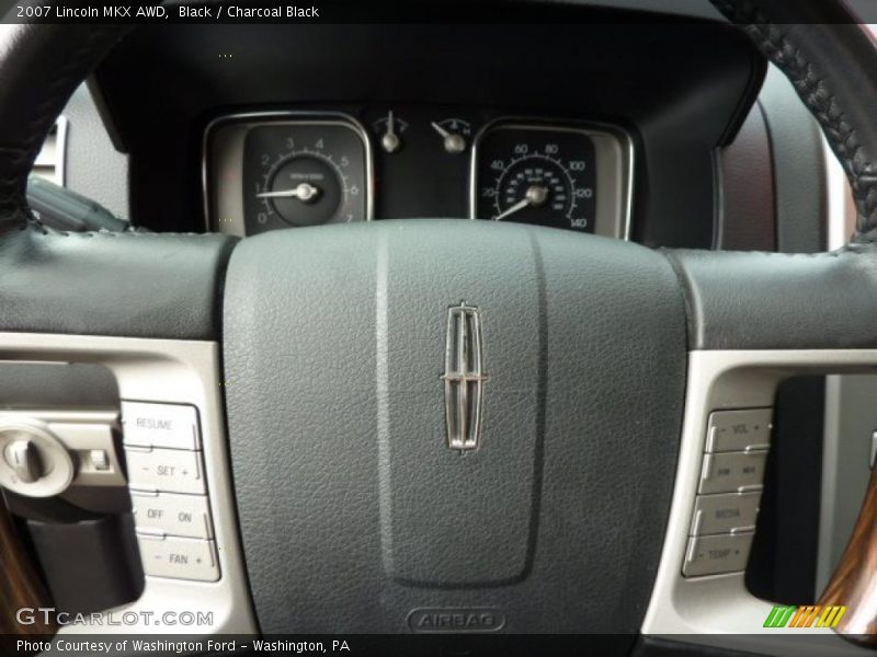 Black / Charcoal Black 2007 Lincoln MKX AWD