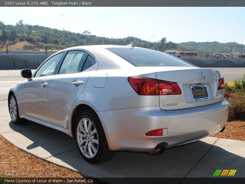 Tungsten Pearl / Black 2007 Lexus IS 250 AWD