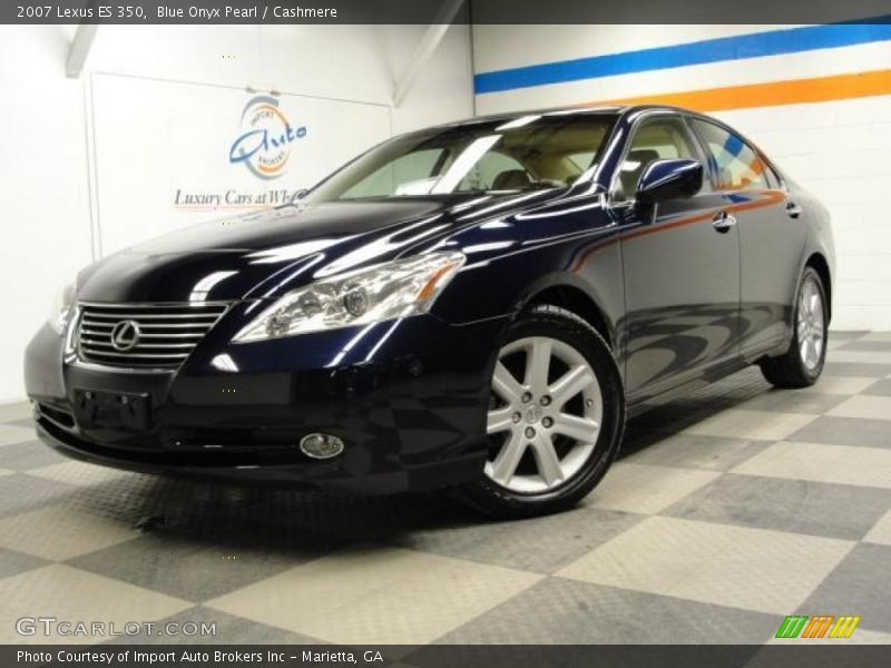Blue Onyx Pearl / Cashmere 2007 Lexus ES 350