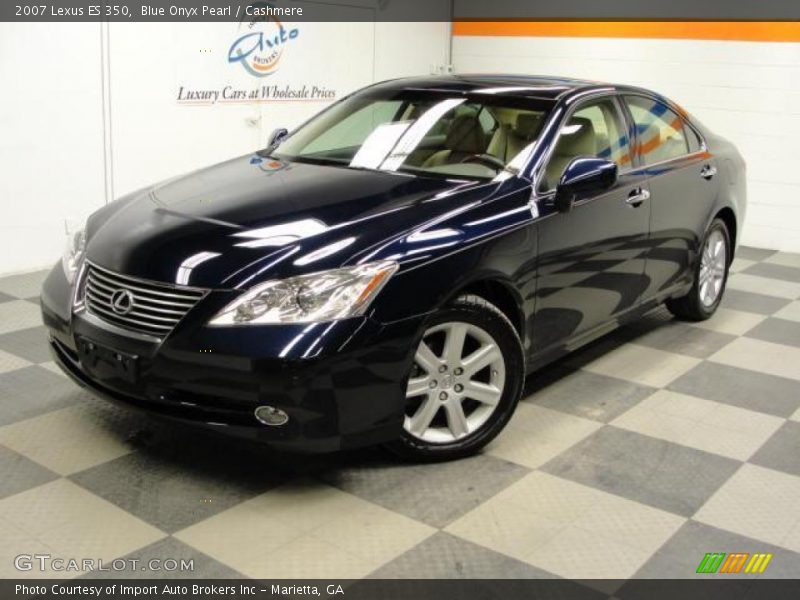 Blue Onyx Pearl / Cashmere 2007 Lexus ES 350
