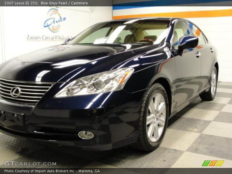 Blue Onyx Pearl / Cashmere 2007 Lexus ES 350