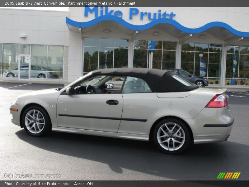 Parchment Silver Metallic / Parchment 2005 Saab 9-3 Aero Convertible