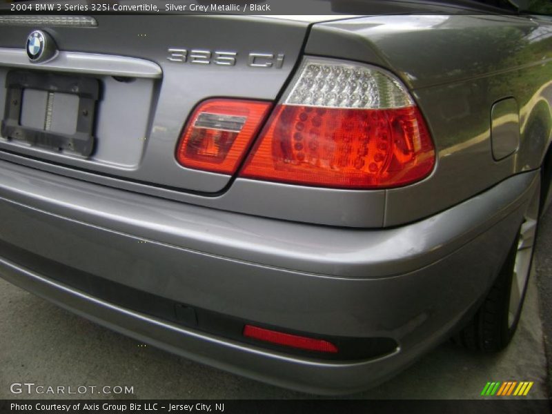 Silver Grey Metallic / Black 2004 BMW 3 Series 325i Convertible