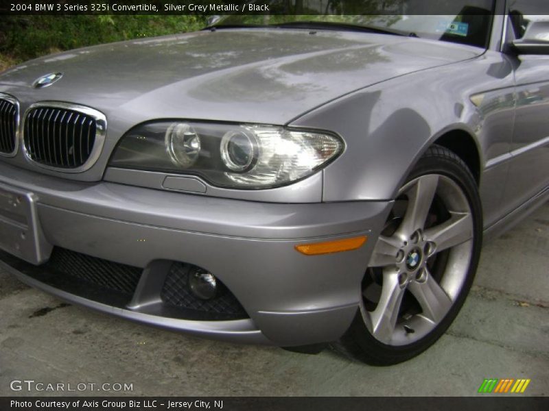 Silver Grey Metallic / Black 2004 BMW 3 Series 325i Convertible
