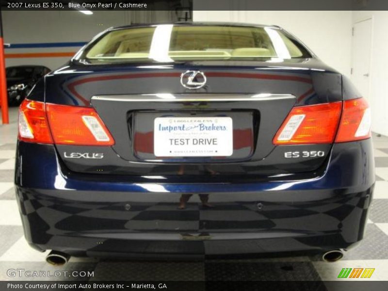 Blue Onyx Pearl / Cashmere 2007 Lexus ES 350