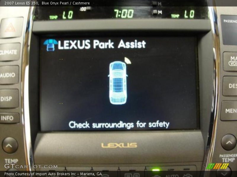 Blue Onyx Pearl / Cashmere 2007 Lexus ES 350