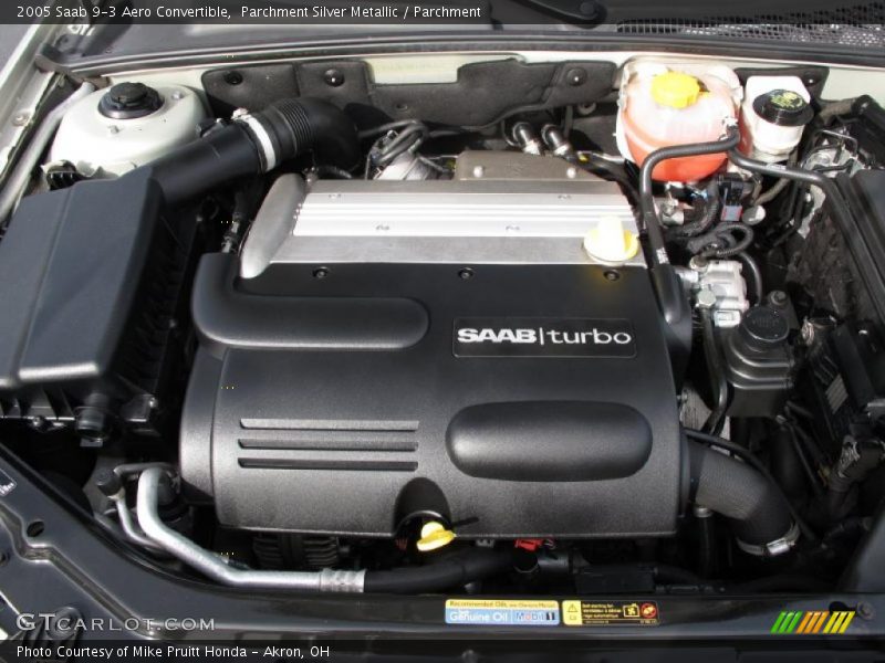 Parchment Silver Metallic / Parchment 2005 Saab 9-3 Aero Convertible