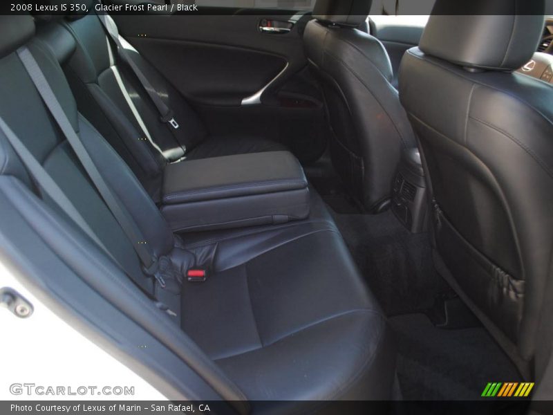 Glacier Frost Pearl / Black 2008 Lexus IS 350