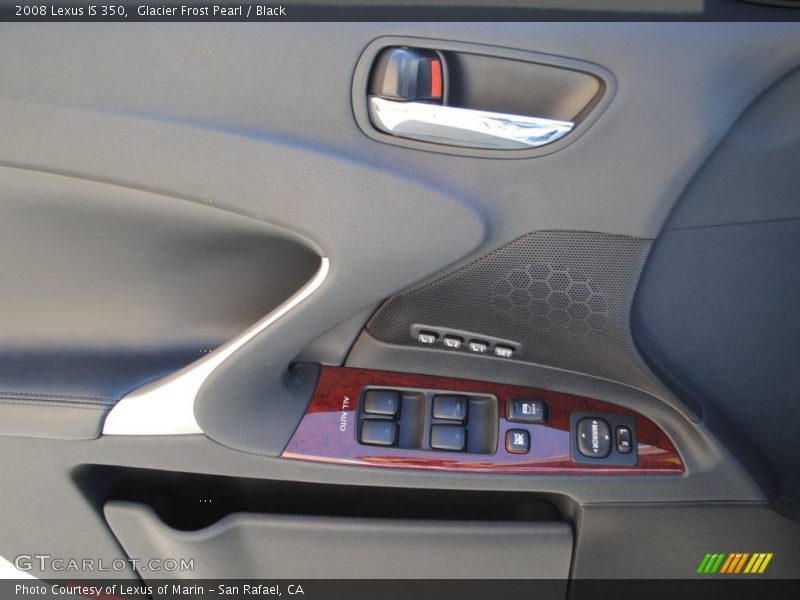Glacier Frost Pearl / Black 2008 Lexus IS 350