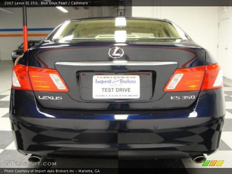 Blue Onyx Pearl / Cashmere 2007 Lexus ES 350