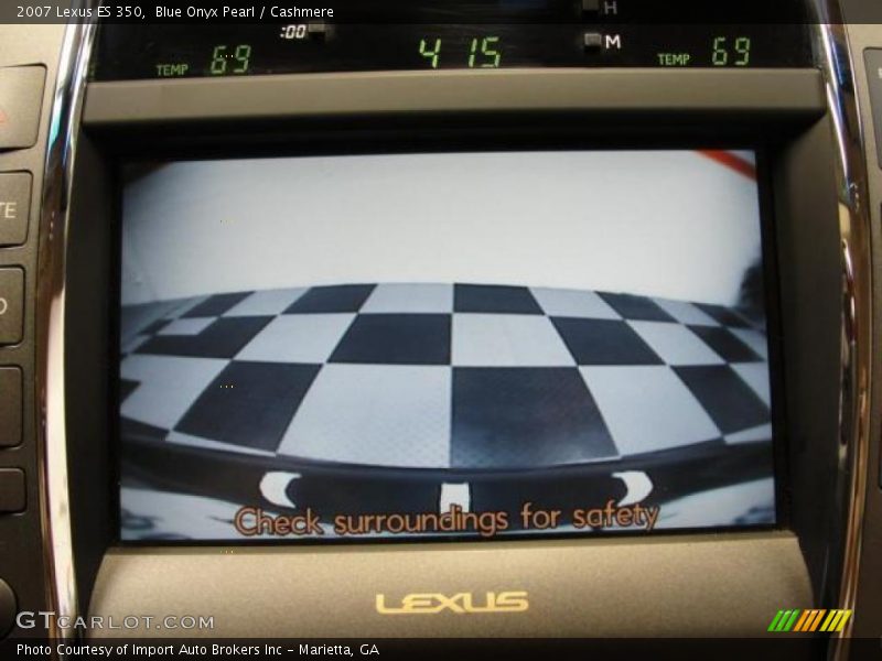 Blue Onyx Pearl / Cashmere 2007 Lexus ES 350