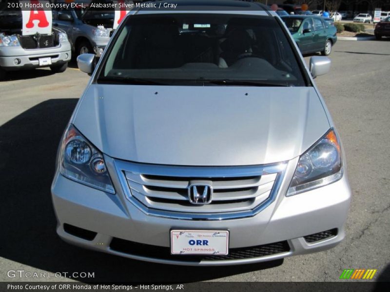 Alabaster Silver Metallic / Gray 2010 Honda Odyssey EX-L