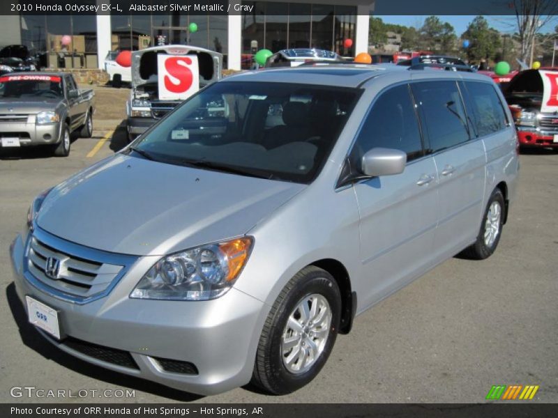Alabaster Silver Metallic / Gray 2010 Honda Odyssey EX-L