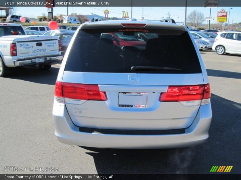 Alabaster Silver Metallic / Gray 2010 Honda Odyssey EX-L