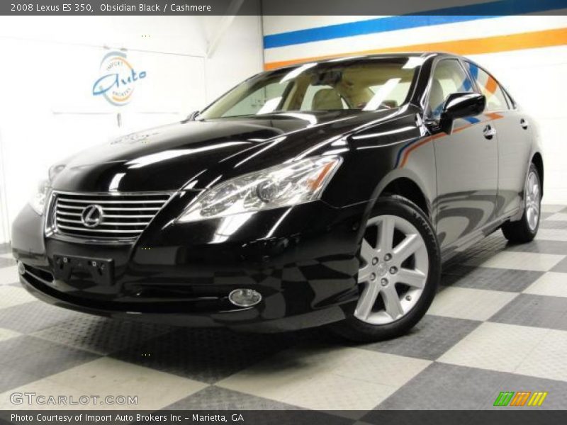 Obsidian Black / Cashmere 2008 Lexus ES 350