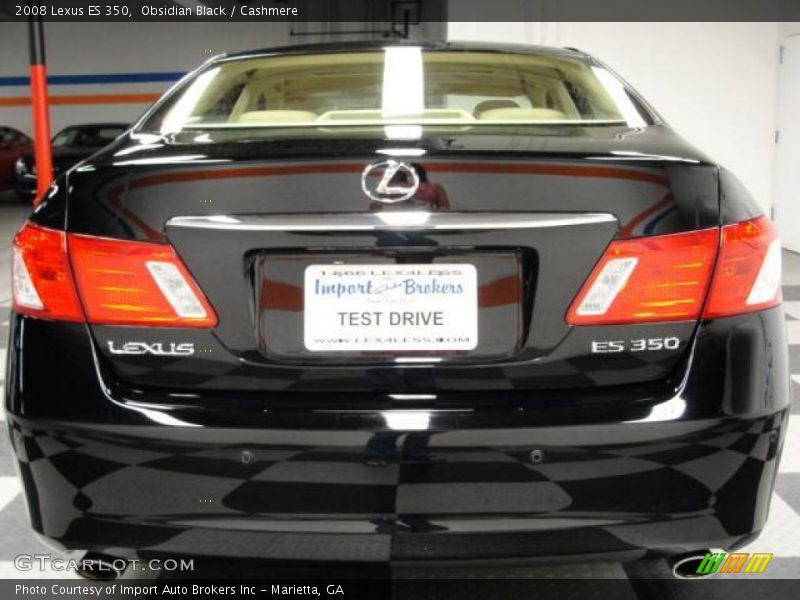 Obsidian Black / Cashmere 2008 Lexus ES 350