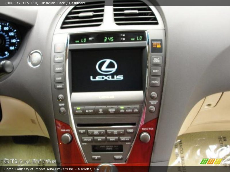 Obsidian Black / Cashmere 2008 Lexus ES 350