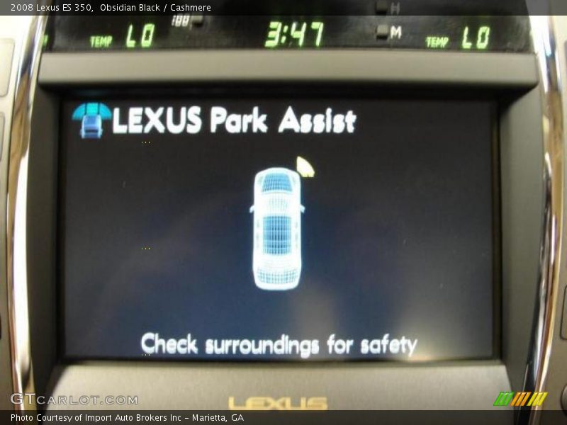 Obsidian Black / Cashmere 2008 Lexus ES 350
