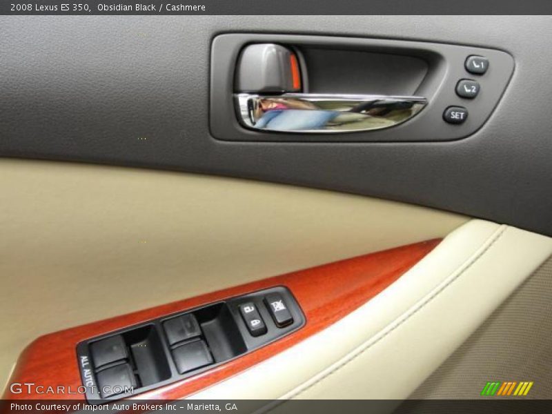 Obsidian Black / Cashmere 2008 Lexus ES 350