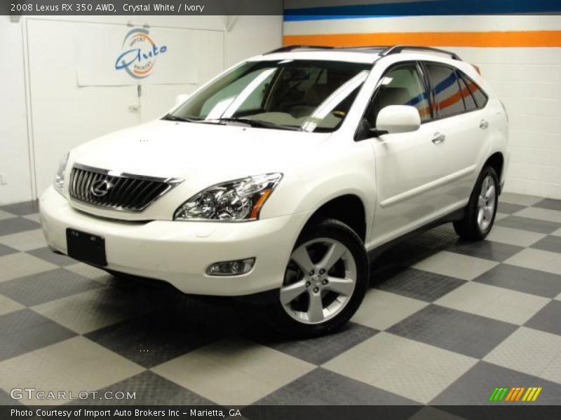 Crystal White / Ivory 2008 Lexus RX 350 AWD
