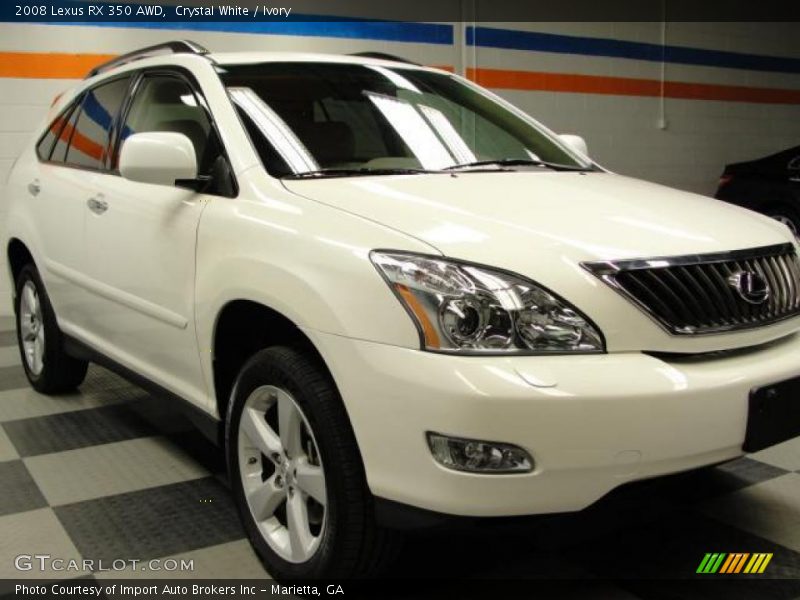 Crystal White / Ivory 2008 Lexus RX 350 AWD