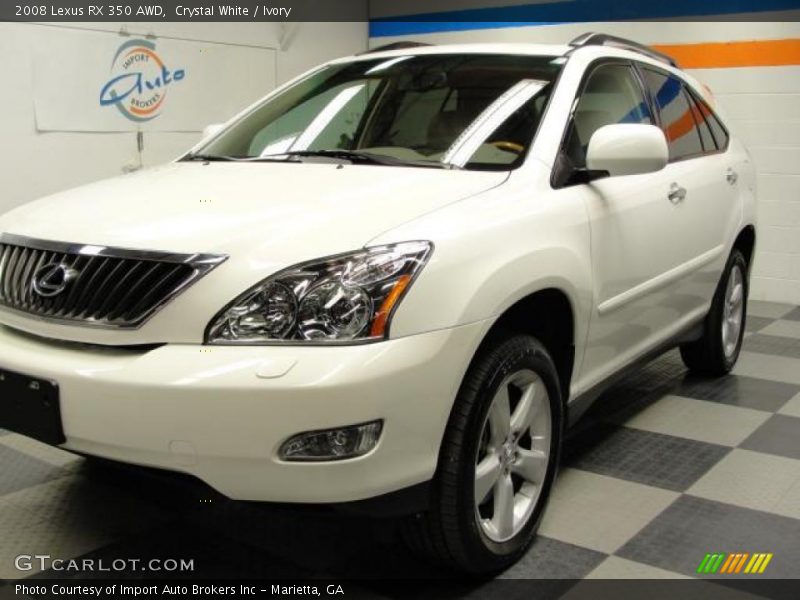 Crystal White / Ivory 2008 Lexus RX 350 AWD