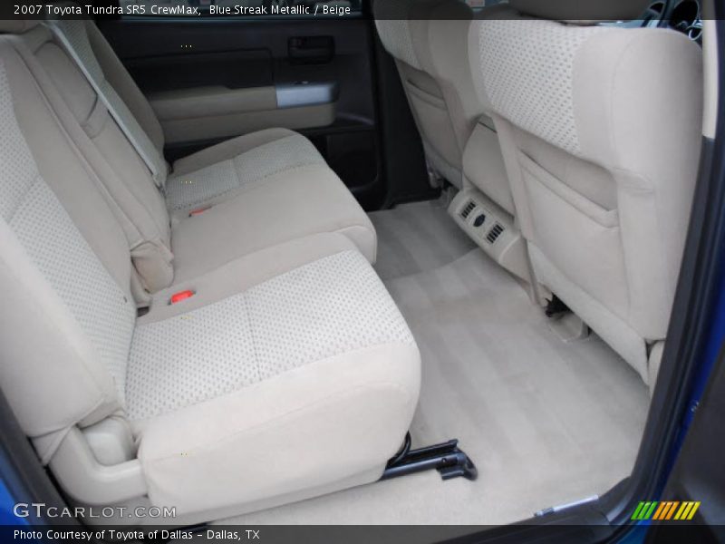 Blue Streak Metallic / Beige 2007 Toyota Tundra SR5 CrewMax