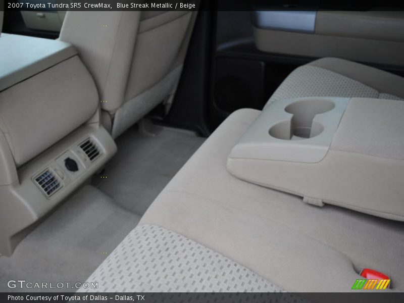 Blue Streak Metallic / Beige 2007 Toyota Tundra SR5 CrewMax