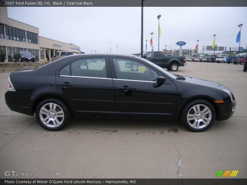 Black / Charcoal Black 2007 Ford Fusion SEL V6
