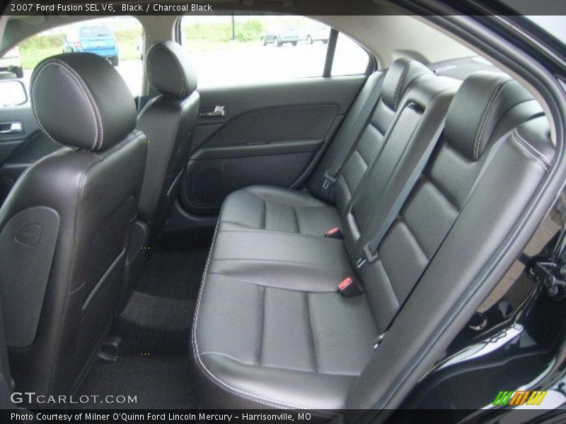Black / Charcoal Black 2007 Ford Fusion SEL V6