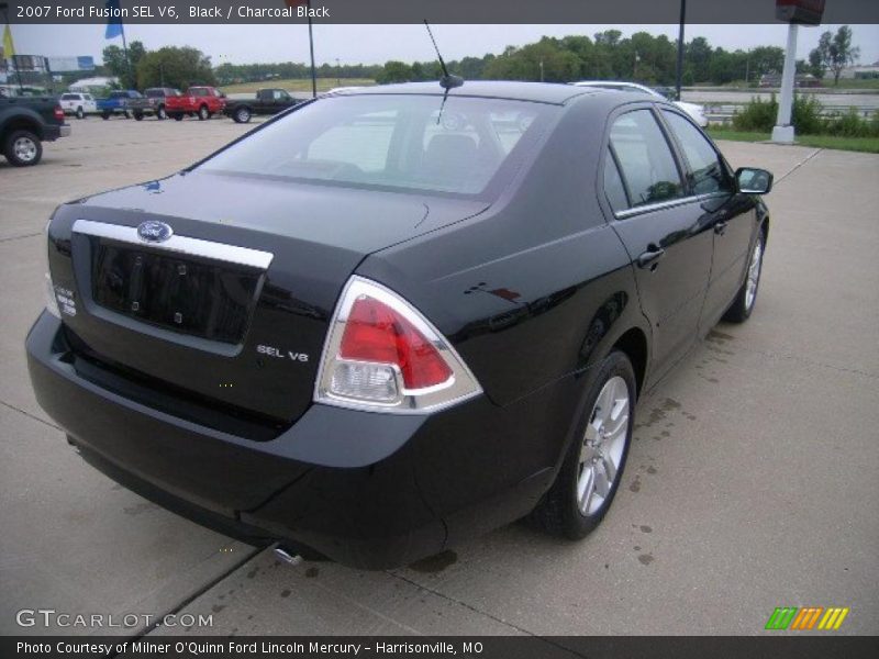 Black / Charcoal Black 2007 Ford Fusion SEL V6