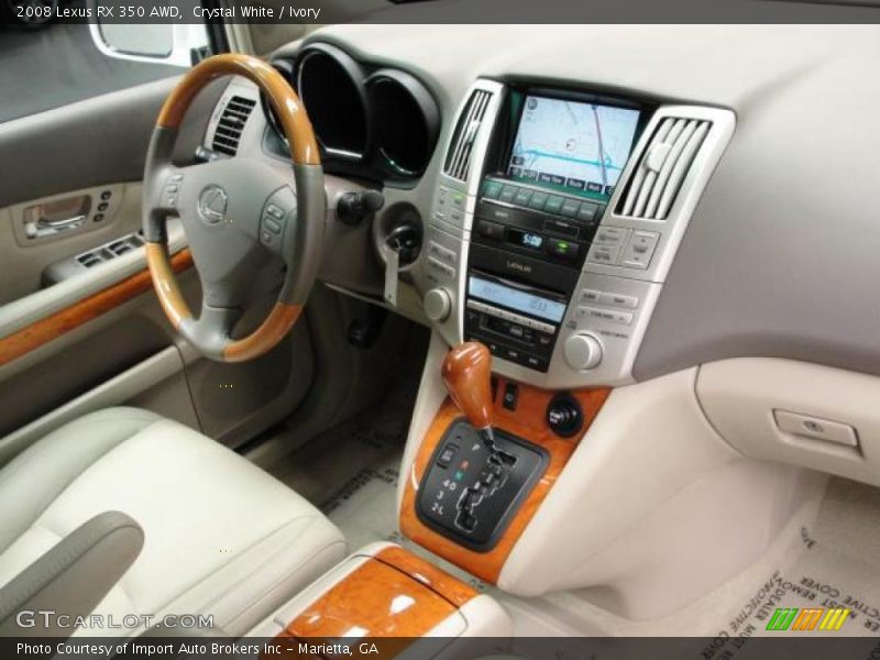 Crystal White / Ivory 2008 Lexus RX 350 AWD