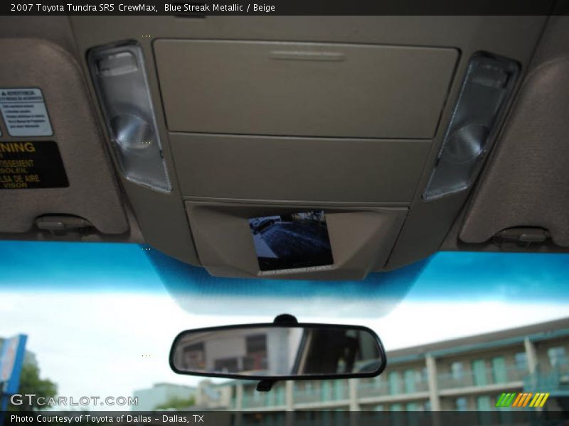 Blue Streak Metallic / Beige 2007 Toyota Tundra SR5 CrewMax
