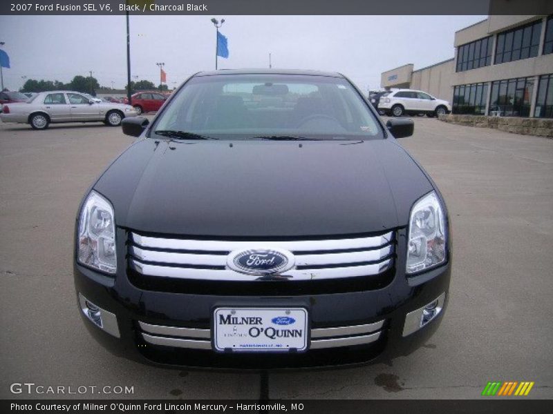 Black / Charcoal Black 2007 Ford Fusion SEL V6